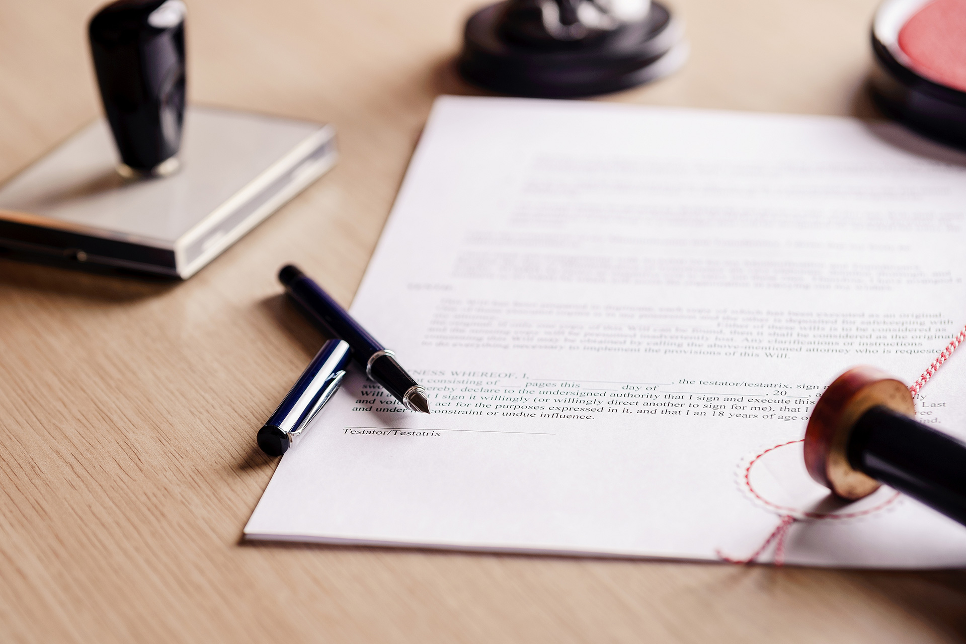 Wills and estate administration practice area